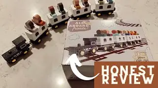 Honest Review All Aboard Friends Wooden Train Set, Montessori Toys Amazon Finds for Toddlers