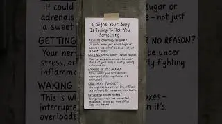 6 Shocking Signs Your Body Is Asking for Help!