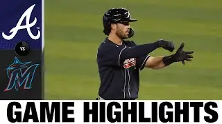 Nick Markakis lifts Braves with 3 RBIs | Braves-Marlins Game Highlights 8/16/20