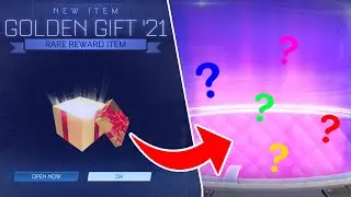 INSANE *25* GOLDEN GIFT OPENING IN ROCKET LEAGUE! | Frosty Fest Event