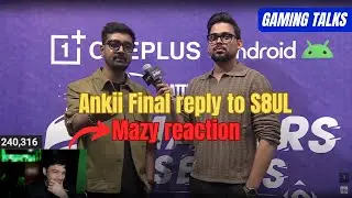 Ankiii final reply to S8UL😱 Ankiii on GodL BGMS Final 💛 #gaming #jonathan #jonnyarmy #godlike #s8ul