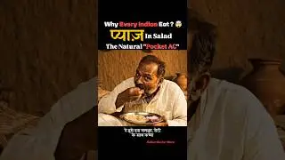 Why We Eat Raw Onion With Food? The Science of Indian Salad (Testosterone Booster)🧅🥗