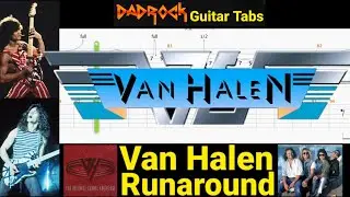 Runaround - Van Halen - Lead Guitar TABS Lesson