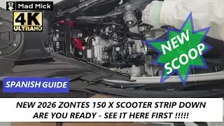 NEW 2026 ZONTES 150 X SCOOTER STRIP DOWN SPANISH GUIDE ARE YOU READY