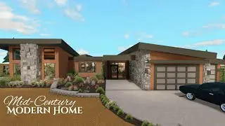 Bloxburg | Mid-Century Modern Home