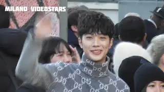 Lai Guanlin 賴冠霖 @ Milan Fashion Week 12 january 2024 show Gucci - Milano