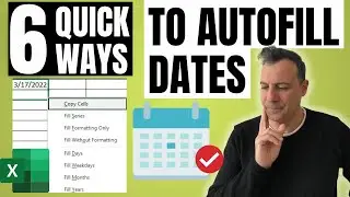 Excel Date Autofill Hacks That Save Hours