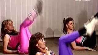 Shiny lycra Gym aerobics tv 1993 Part 1