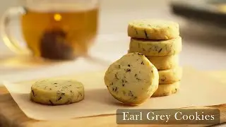 Earl Grey Cookies | Shortbread Cookies Recipe