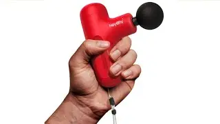 HEYCHY Cute X1 Mini Massager | Small and Powerful Travel Portable Massage Gun With 4 Included Heads
