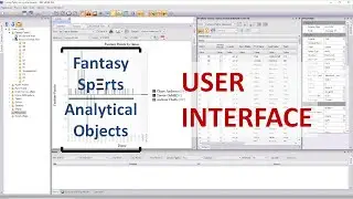 Fantasy Sports Analytical Objects - User Interface Tutorial