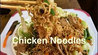 CHICKEN NOODLES/ PANCIT CANTON🐓🥕🥬