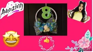 DIY House Number Sign