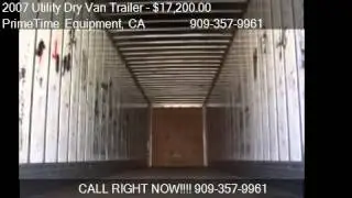 2007 Utility Dry Van Trailer  - for sale in Fontana, CA 9233