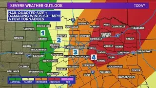 DFW weather: Severe weather threat increases for parts of North Texas Friday