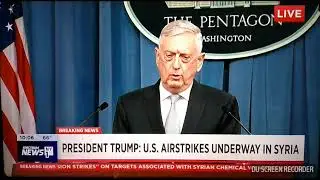 TRUMP SENDS AIR STRIKE TO SYRIA