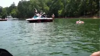 July 4th 2012 Lake Allatoona Party Cove Part 1