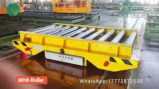 3Ton Factory Transfer Cart With Turntable,Customized Rollers Rail Transfer Trolley
