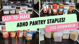 PANTRY STAPLES FOR THE ADHD BRAIN!