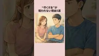 &ldquo;尽くす女&rdquo;が報われない理由5選 #恋愛心理学 #恋愛雑学 #shorts