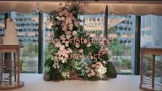 Statement Wedding Florals | Deconstructed Backdrop & Candlelit Tables at ANDAZ SG
