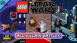 LEGO Star Wars GBA &ndash; All Villain Boss Battles (No Commentary, 4K)