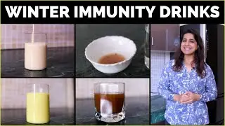 4 Winter Immunity Booster Drinks | Cold Cough Home Remedies | xHERciser