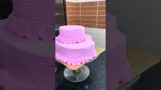 Love symbol cake design 😍😍double layer cake 😍#chef lover 😘