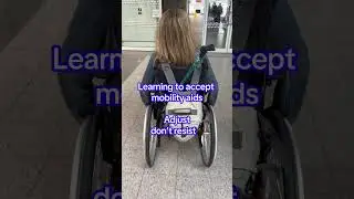 Learning to accept mobility aids #ms #mobilityaid #wheelchair #walkingstick #acceptance #fyp