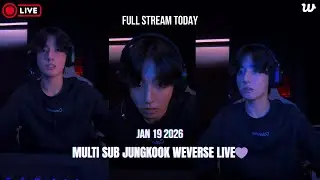 🔴 [МНОГО ПОДПИСЧИКОВ] Полная трансляция выступления Чонгука из BTS на Weverse 💜 | 19 января 2026 г.