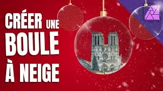 Tuto Affinity Photo | ❄️ Comment créer une boule à neige ? ❄️🎅