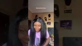5*5 yaki straight 26inches #makemefameous #humanhairnigeria #wigs