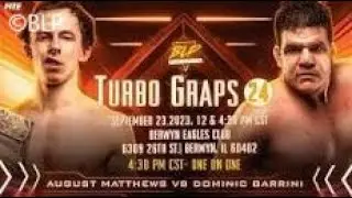 Dominic Garrini vs August Matthews / Singles Match / BLP Turbo Graps 24 2023 Part 2 / WWE 2K23