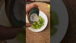 Frozen Grapes! Perfect Healthy Summer Treat! #youtubeshorts #indianfood #frozengrapes