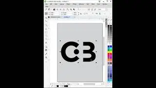 || YouTube Shorts || CB Alphabet Logo Design Ideas In CorelDraw 2020 #Logodesignideas
