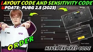 Nova order control code & sensitivity code | Order sensitivity settings | PUBG 2.5 | Eagle Xarmy