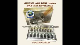 @GlutaWorld Glutax 75Gx Dcrp 750000 Dna Cell Revitalize