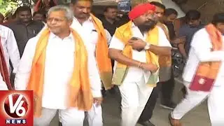 TRS Leaders Participate In Bonalu Festival Celebrations In Karimnagar | V6 News