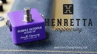 Henretta Engineering: Purple Octopus Octave Up (with Pinkman Dirty Boost)