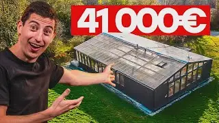 ¡Casa de Madera bajo Invernadero por 41,000€ y 100% Autónoma!
