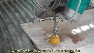 WAMIT AV 5-axis Water Jet Cut Ceramic Tiles