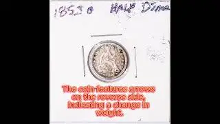 1853-O Arrows Seated Liberty Half Dime #0122609