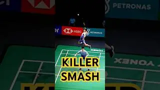 Badminton Men Double Malaysia vs China Killer Smash Slow Motion