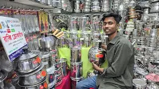 রমজানের আগেই ডাল,চিড়া,মুড়ি সহ বিভিন্ন জিনিস রাখার জন্য কিনুন SSএর ডাব্বা,জার,বাটি,মিল্কক্যান,ড্রাম