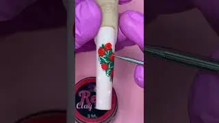 Qᴜᴇᴇɴ ᴏꜰ ʜᴇᴀʀᴛ 3d Sculpting gel rose nail art tutorial