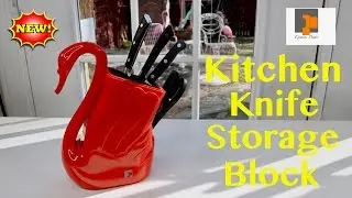 EXIMIUS ❤️  Universal Kitchen Knife Storage  Block - Review  ✅