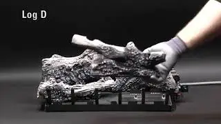Empire Driftwood Burncrete Log Set Assembly | How to Install Empire Gas Logs