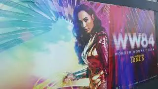 Wonder Woman 1984 Posters Ad Melrose Avenue Gal Gadot LA CA USA 4-1-2020