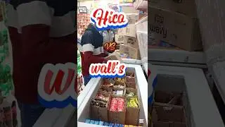 Hico VS Wall's icecream #viralvideo #shopping #compitition