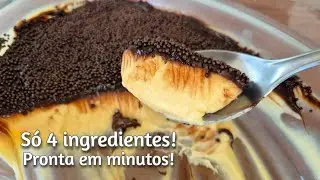 Sobremesa Rápida, Fácil e Barata com apenas 4 ingredientes - Faça Hoje Mesmo
